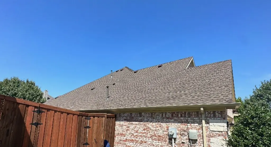 Completed roof replacement project in Hillsborough